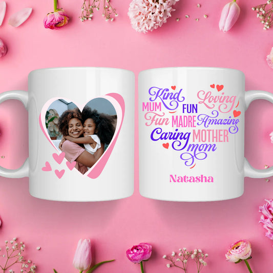 Personalized Mom Photo Mug – Custom Mother’s Day Coffee Mug