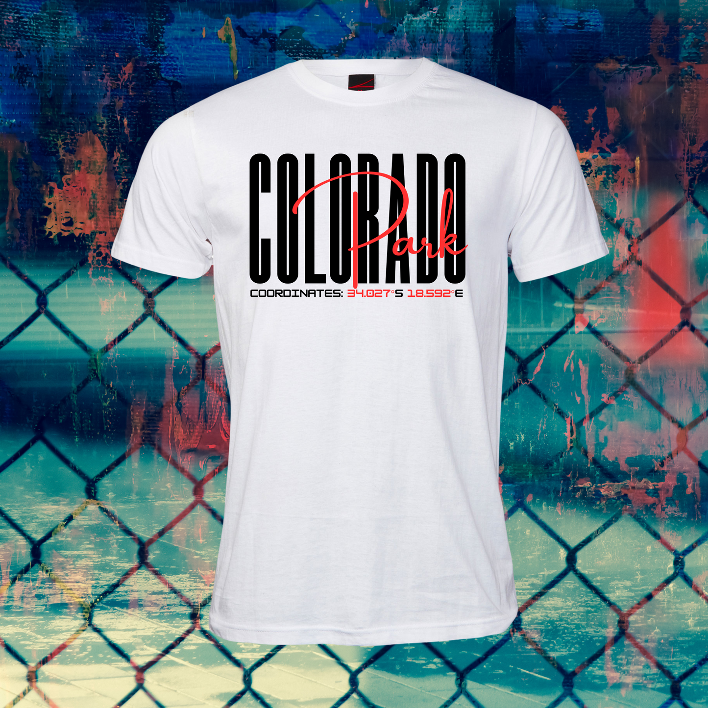 Colorado Park Coordinates T-Shirt – Proudly Local