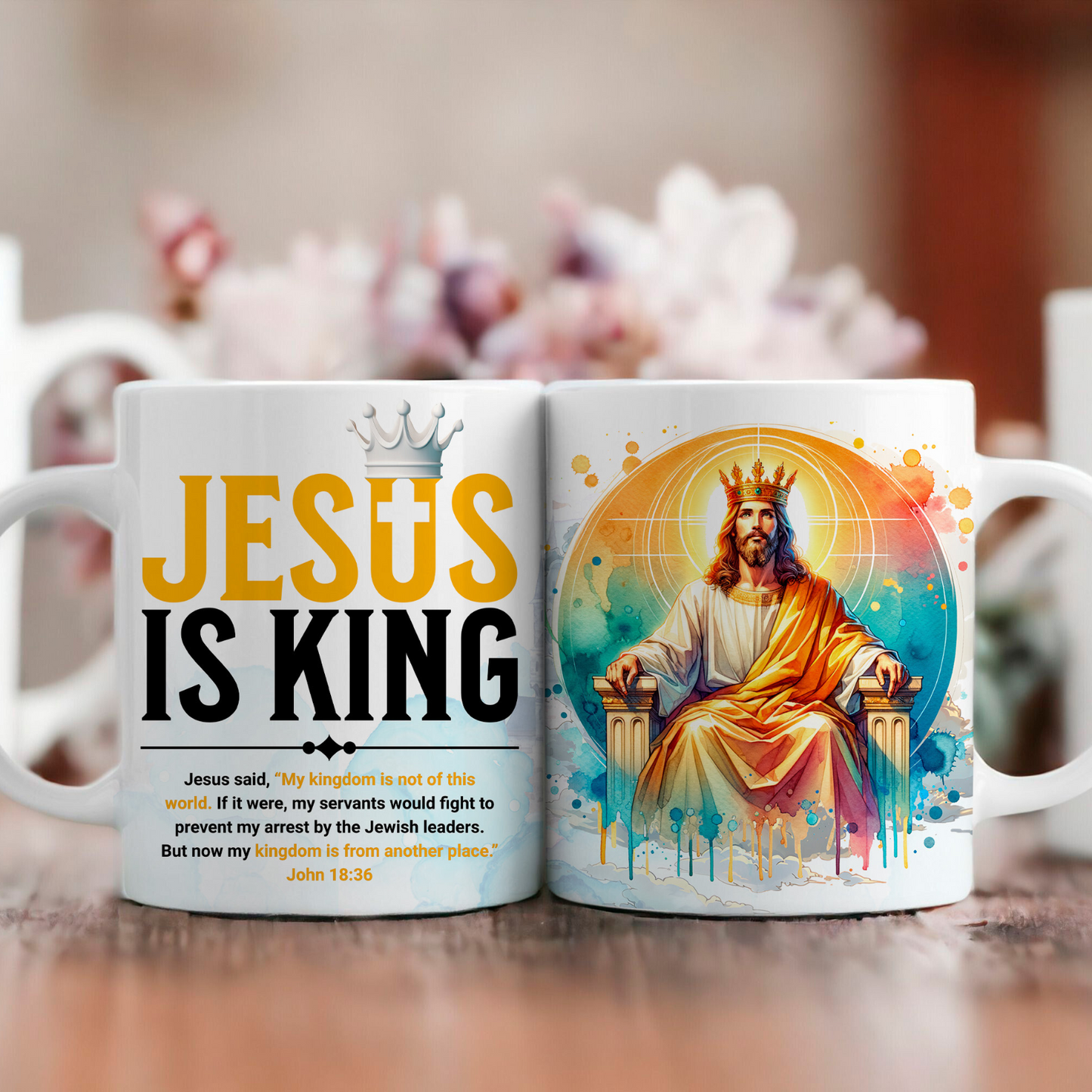 Bible Verse Mug – Inspirational Scripture Custom Coffee Cup