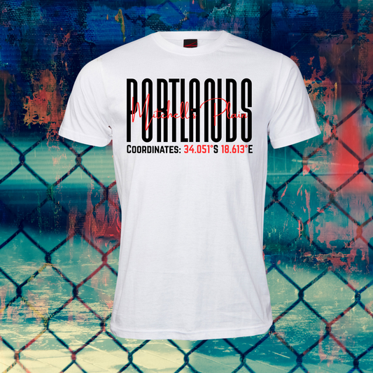 Portlands Coordinates T-Shirt – Represent Your Neighbourhood
