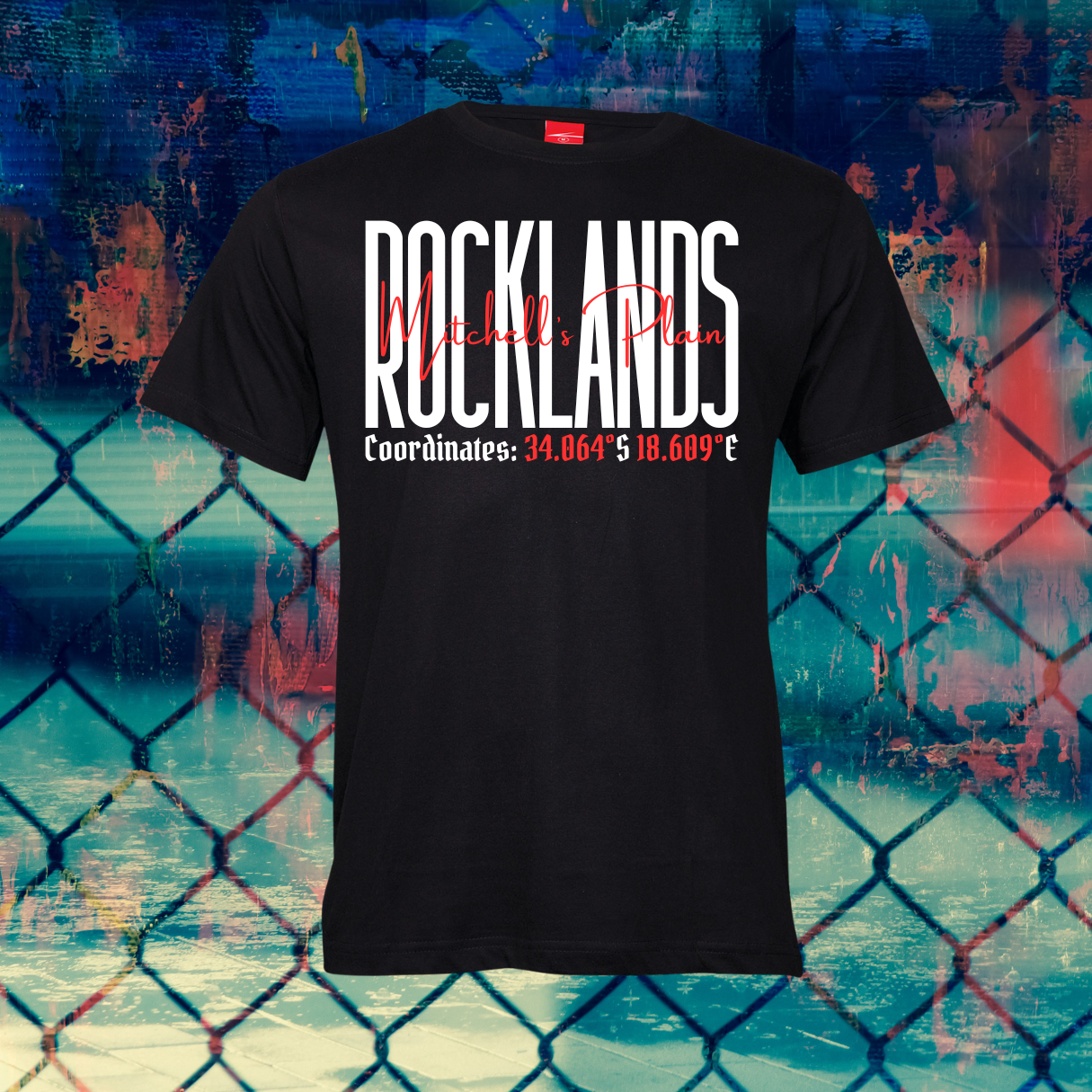 Rocklands Coordinates T-Shirt – Represent with Pride