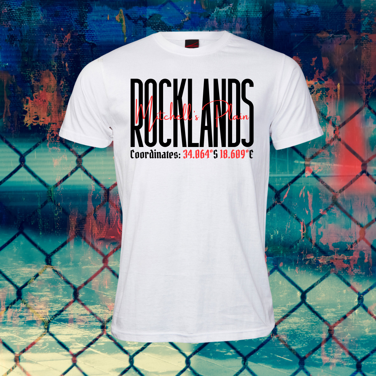Rocklands Coordinates T-Shirt – Represent with Pride