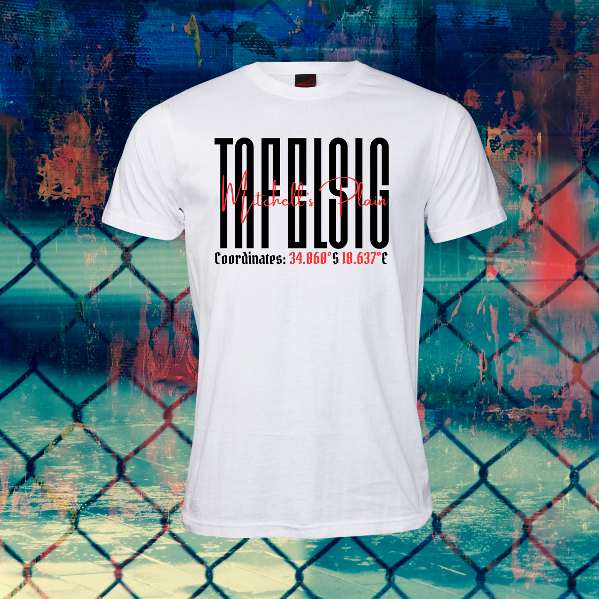 Tafelsig Coordinates T-Shirt – Represent Your Roots in Style