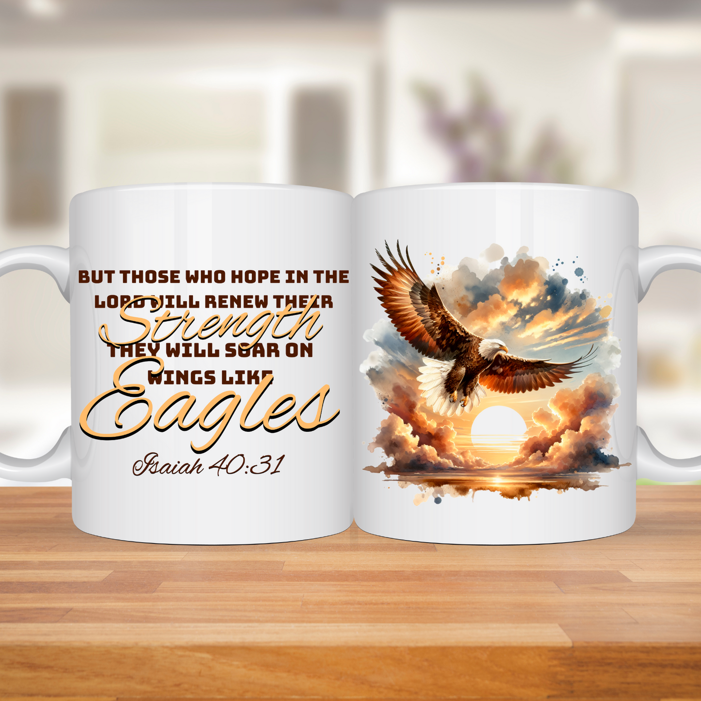 Bible Verse Mug – Inspirational Scripture Custom Coffee Cup