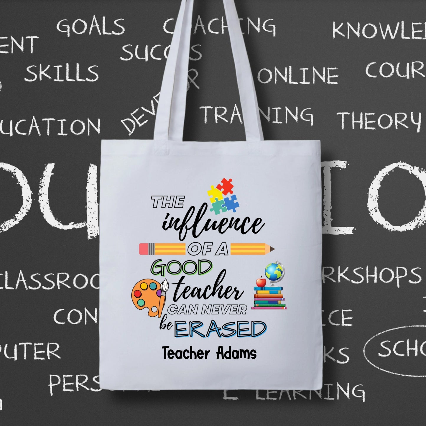 Teacher's Appreciation Tote Bag - Shimmer