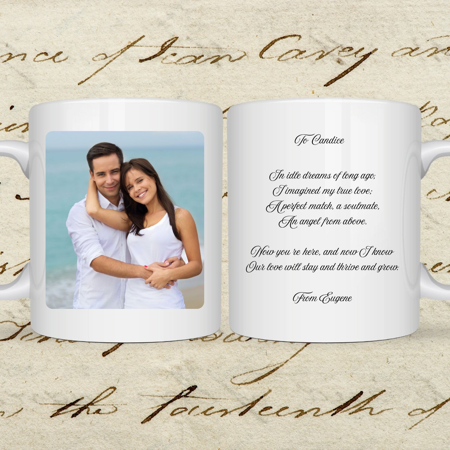 Photo & Message Mug