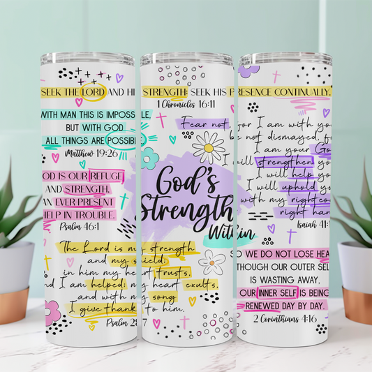 Bible Affirmations Tumbler