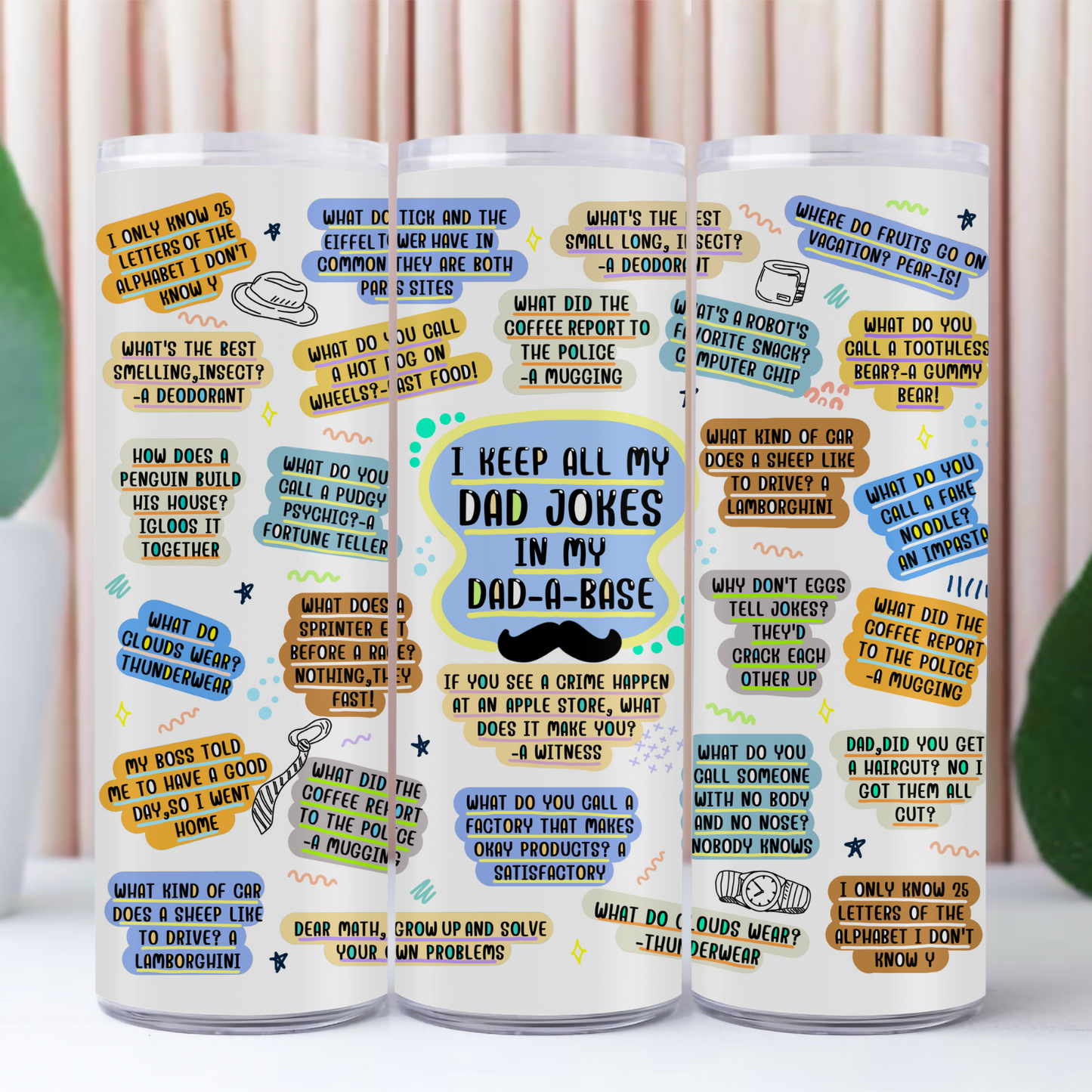 Dad Jokes Tumblers