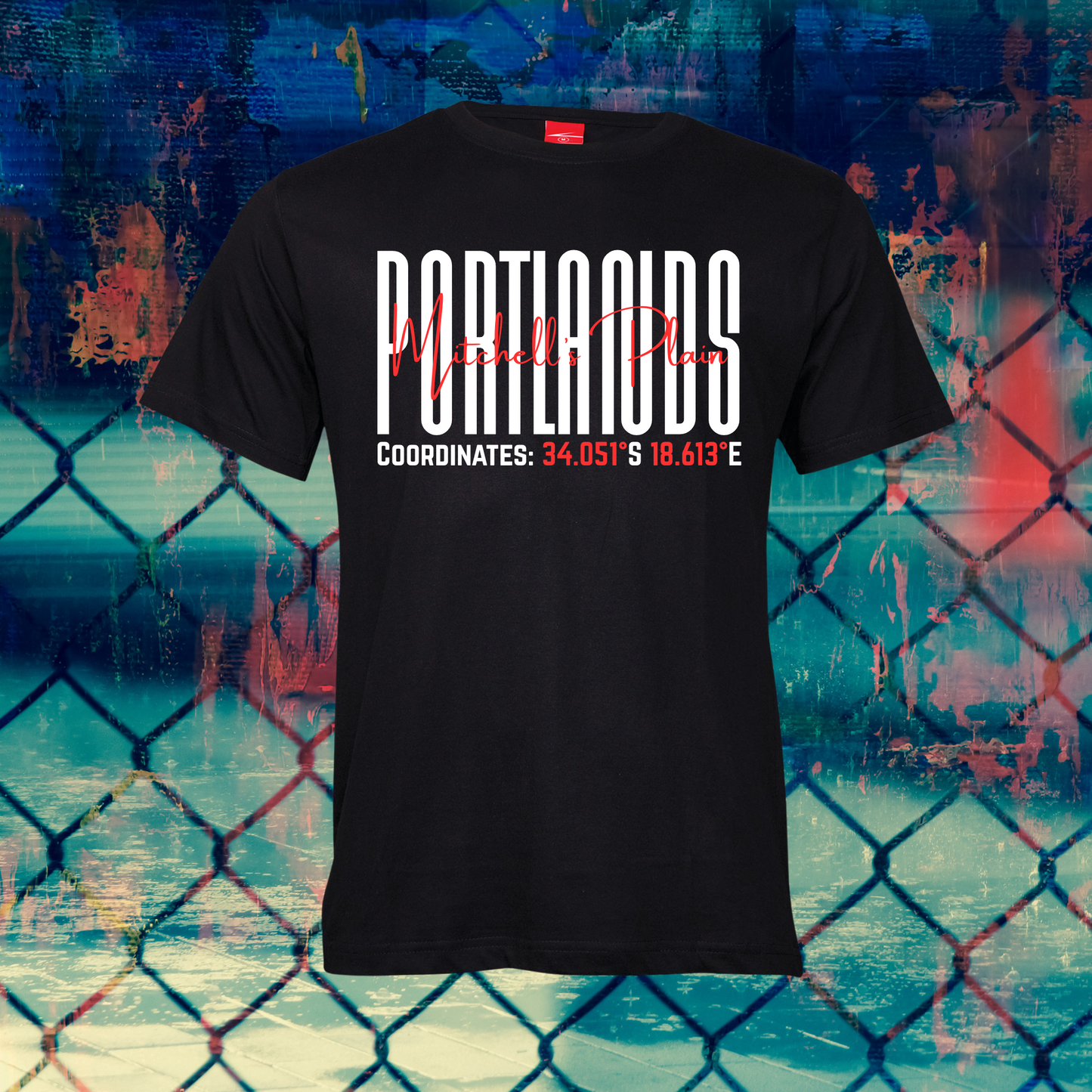 Portlands Coordinates T-Shirt – Represent Your Neighbourhood