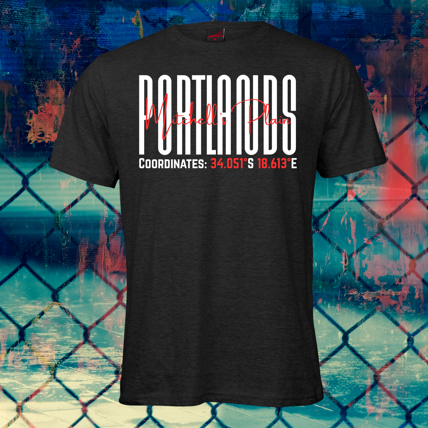 Portlands Coordinates T-Shirt – Represent Your Neighbourhood