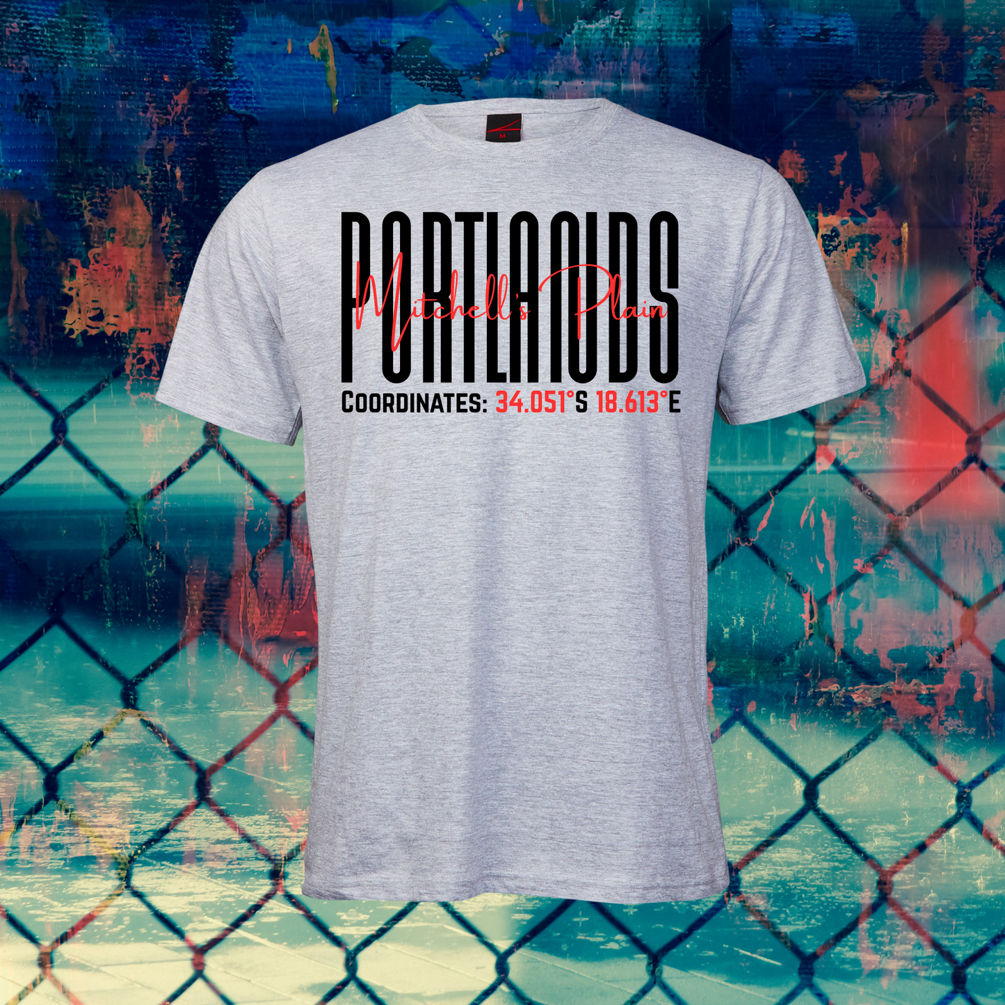 Portlands Coordinates T-Shirt – Represent Your Neighbourhood