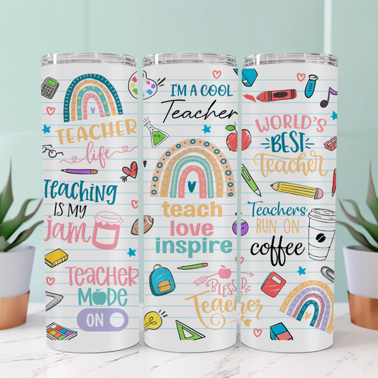 Teacher Affirmation Tumblers