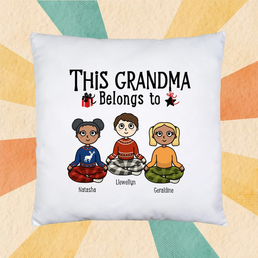 This Grandma/Grandpa Belongs To - Scatter Cushion