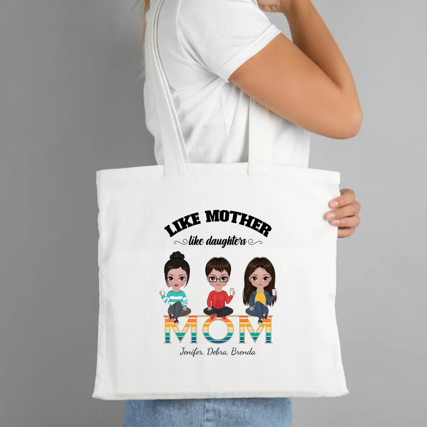 Like Mother, Like Daughter/s Tote Bag(Shimmer)