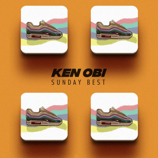 KEN OBI Coaster Set - MDF Wood